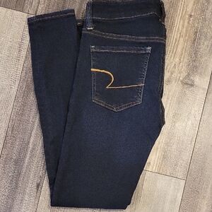 AMERICAN EAGLE Outfitters Dark Indigo Women's Skinny Jeggings Size 4- NWOT